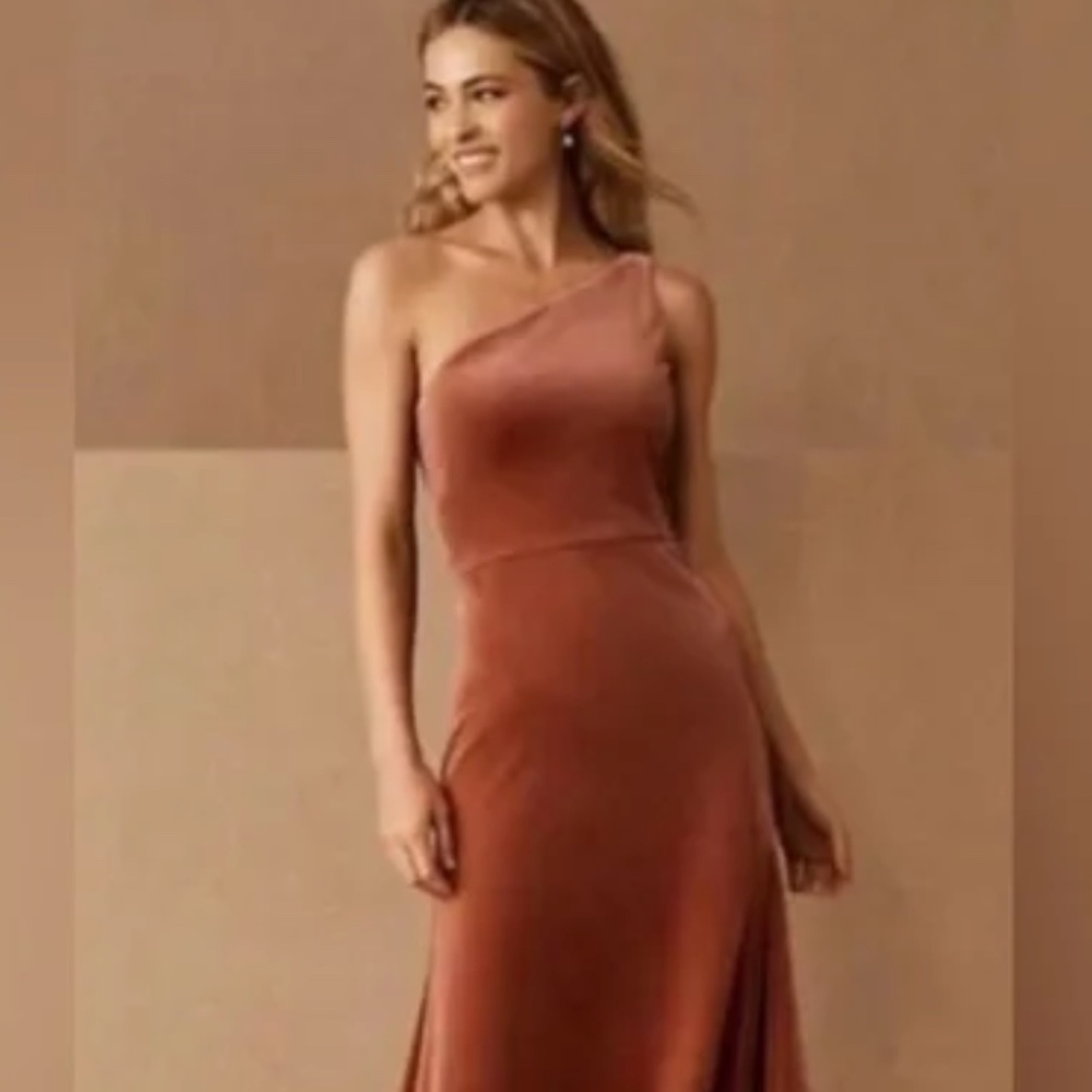 Jenny Yoo Cybill Velvet Maxi Dress